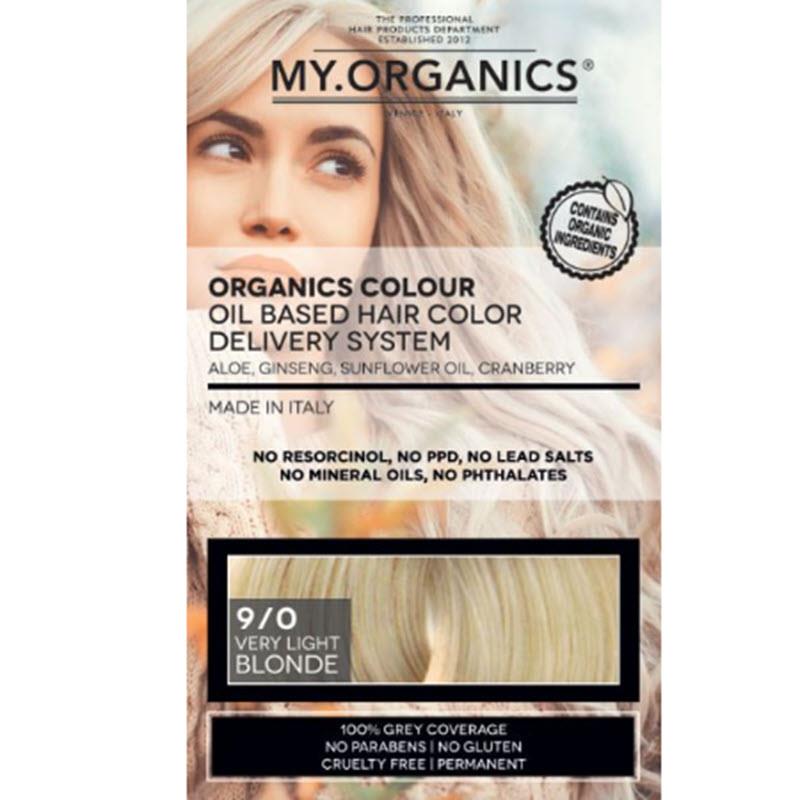 Buy My Organics Organic Hair Colour 9/0 Very Light Blonde Online at Chemist  Warehouse®