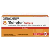 Buy Maltofer Oral Iron 100mg 100 Tablets Online at Chemist Warehouse®