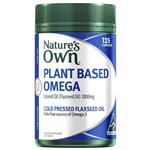 Nature's Own Plant Based Omega 3 125 Capsules