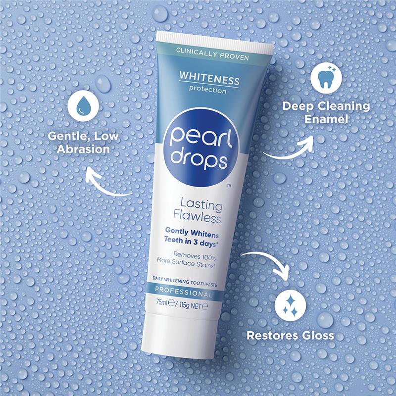 Pearl Drops Lasting Flawless White Toothpolish 75ml