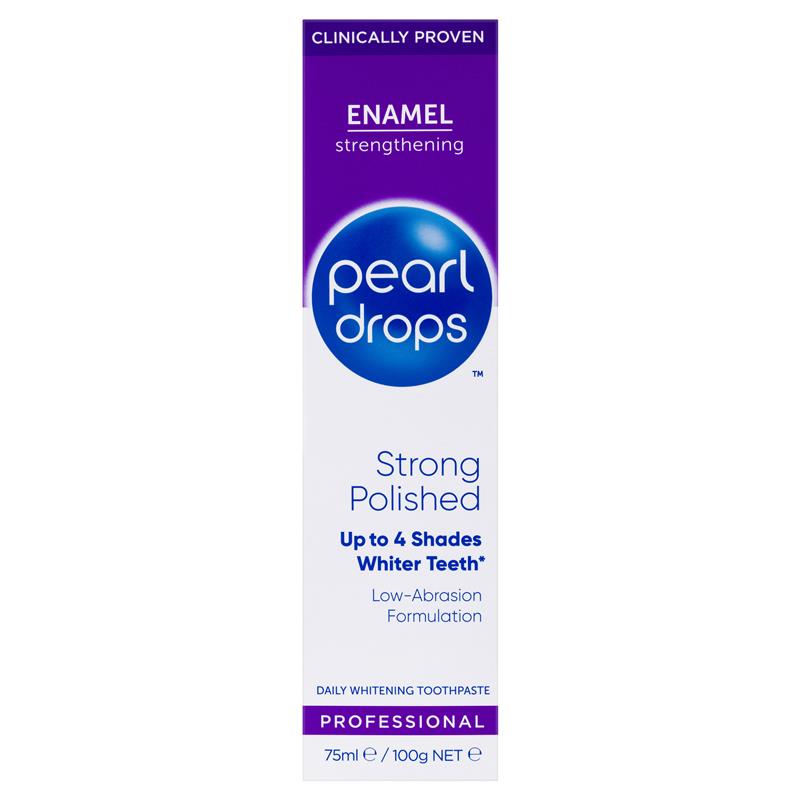 Buy Pearl Drops Toothpaste Strong Polished 100g Online at Chemist Warehouse®