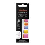 Sally Hansen Salon Effects Perfect Manicure 24 Square Press On Nails Block Party