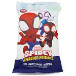 Spidey And Friends Antibacterial Wipes 20 Pack