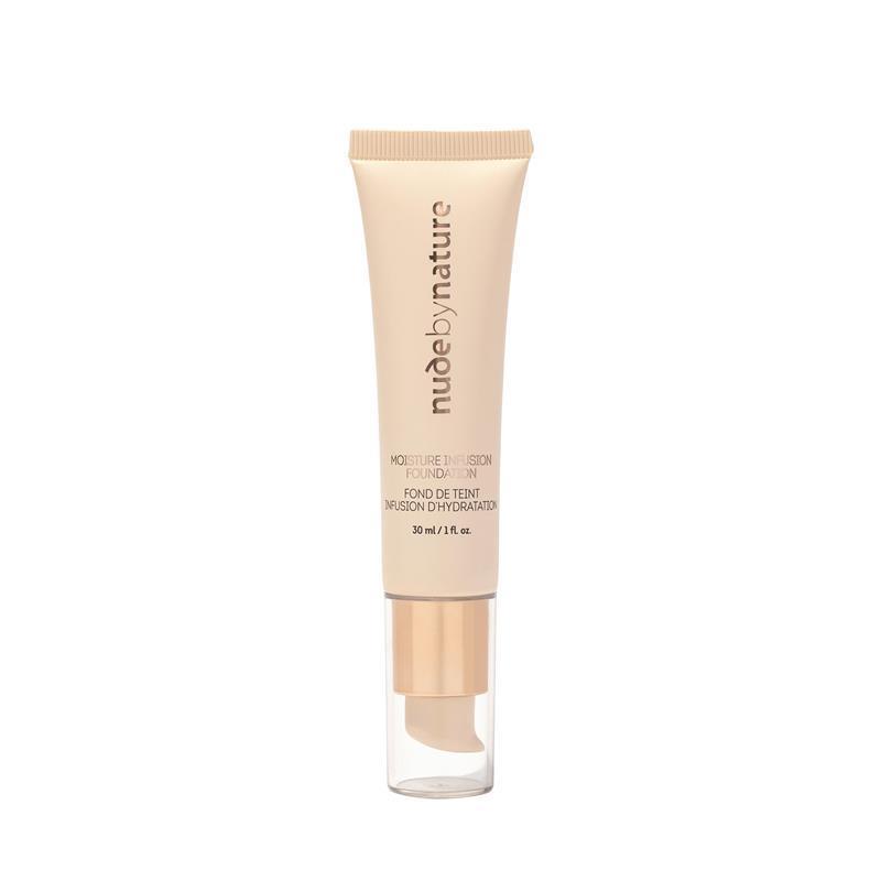 Nude by Nature Moisture Infusion Foundation 30ml W2 Ivory product image