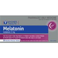 Buy Melatonin Wagner Health 2mg Tablets 30 (Aged 55+ only) - Melatonin ...