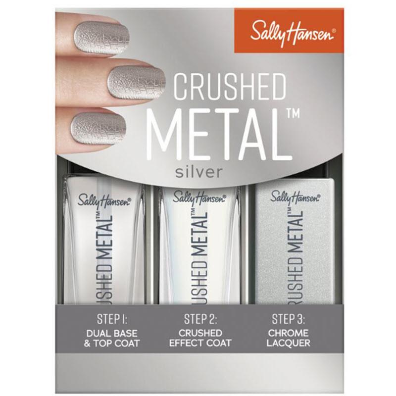 Buy Sally Hansen Crushed Metal – Silver Online at Chemist Warehouse®