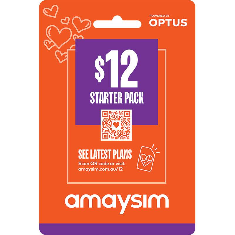 Buy Amaysim Sim Starter Pack $12 Online at Chemist Warehouse®