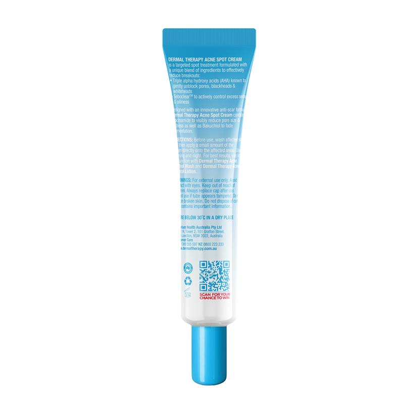 Buy Dermal Therapy Acne Spot Cream 30g Online at Chemist Warehouse®