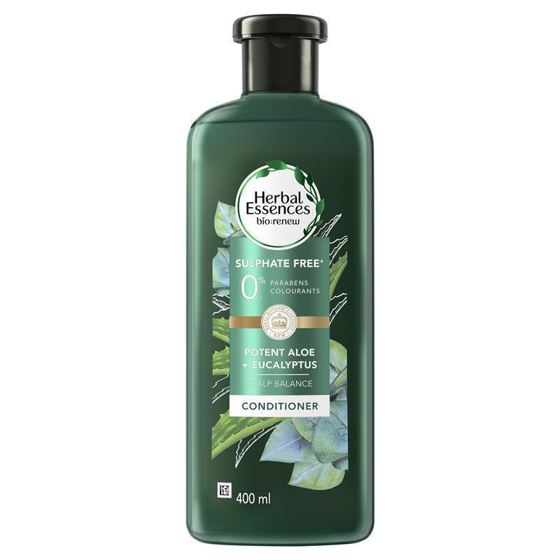 Herbal Essences Bio Renew Potent Aloe & Eucalyptus Strength & Moisture Conditioner 400ml product image
