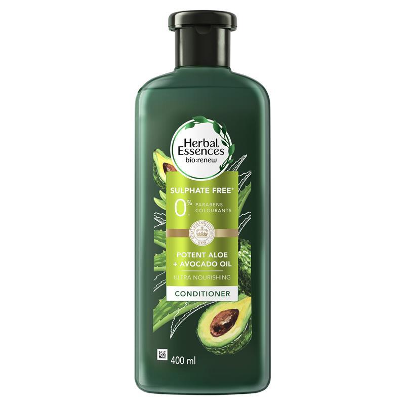 Herbal Essences Bio Renew Potent Aloe & Avocado Oil Conditioner 400ml product image