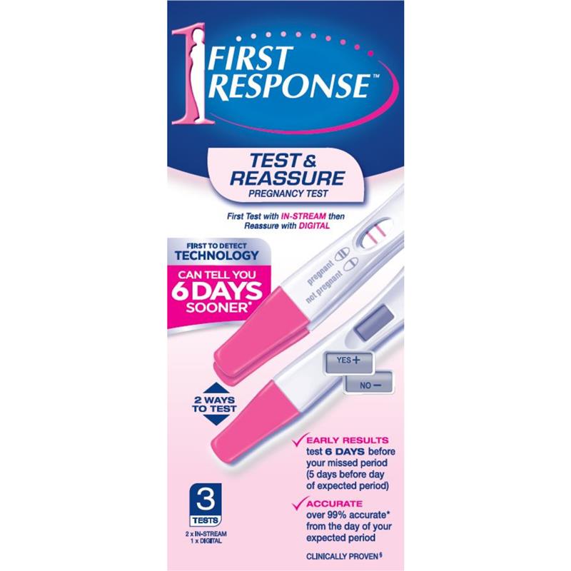 Early Result In-Stream Pregnancy Test - First Response Australia