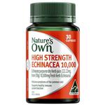 Nature's Own Echinacea High Strength 10,000mg for Immune Support 30 Capsules