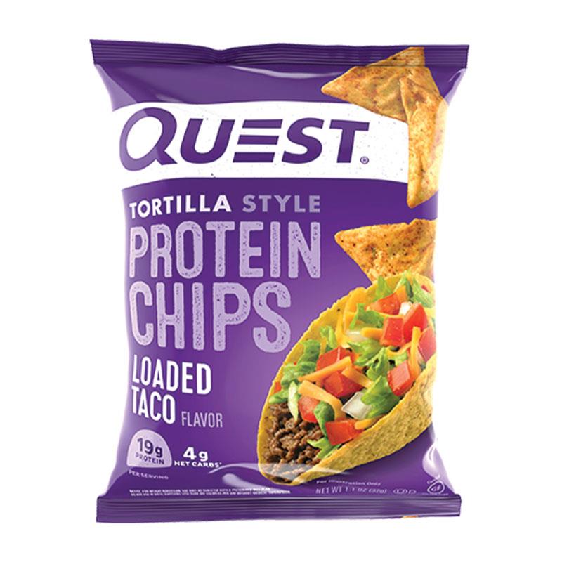Buy Quest Tortilla Protein Chip Loaded Taco 32g Online at Chemist Warehouse®
