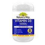 Nature's Way Vitamin D3 1000IU 400 Capsules