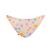 Bambi Mini Co. Dribblebib GirIs Neon Floral and Candy Stripe Reverse Bibs 2 Pack