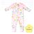 Bambi Mini Co. Wrigglesuit Girls Pink Neon Floral 0 Newborn