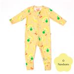 Bambi Mini Co. Wrigglesuit Unisex Orange Fruit Salad 0 Newborn