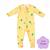 Bambi Mini Co. Wrigglesuit Unisex Orange Fruit Salad 6-12 With Grippy Feet