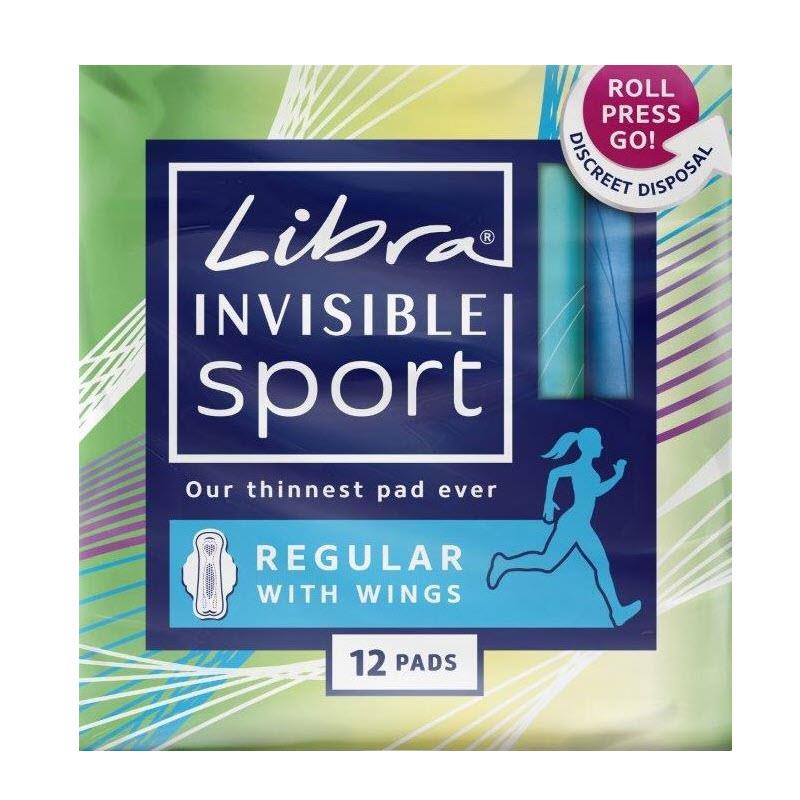Buy Libra Pads Sport Reg Wing 12 Pack Online at ePharmacy®