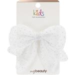 My Beauty Kids Hair Accessories White Bow Clip