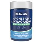 Bioglan Magnesium + Ashwagandha Relax Calm & Sleep 60 Tablets