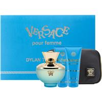 Buy Versace Dylan Blue Turquoise Eau De Toilette 100ml 4 Piece Set ...