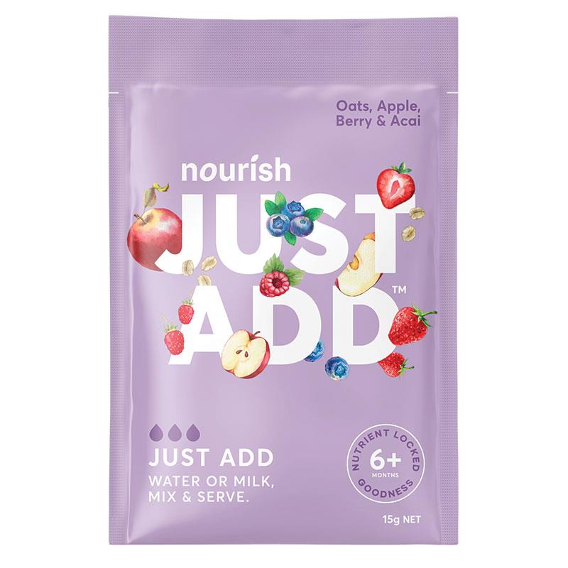 Buy Nourish Just Add Oat Apple Berry And Acai 15g Online At Chemist