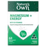 Nature's Own Magnesium + Energy  Effervescent with B Vitamins & Caffeine 60 Tablets