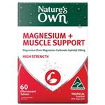 Nature's Own Magnesium + Muscle Support Effervescent with High Strength Magnesium 60  Tablets
