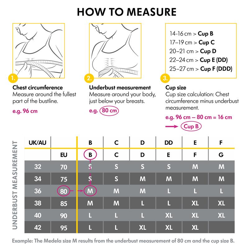 Buy Medela Handsfree 3 in 1 Nursing & Pumping Bra Black M Online Only Online at Chemist Warehouse®
