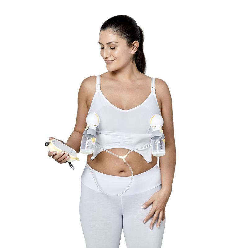 Buy Medela Handsfree 3 in 1 Nursing & Pumping Bra White L Online Only Online at Chemist Warehouse®