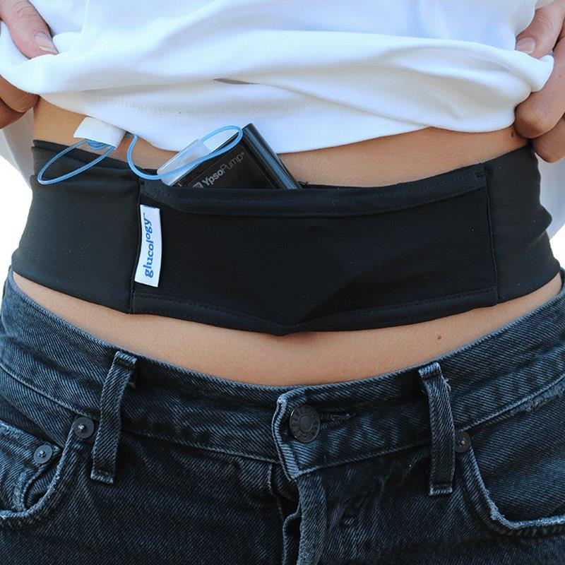 Buy Glucology Insulin Pump Waist Belt Black Small Online at Chemist ...