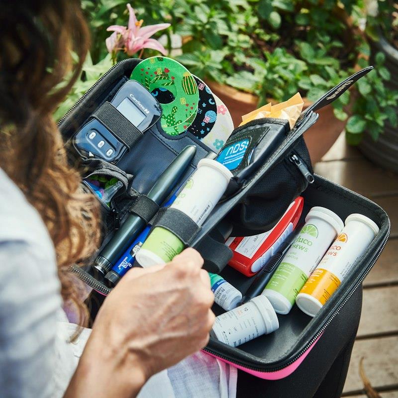 Buy Glucology Travel Case Plus with Extra Storage for Blood Glucose