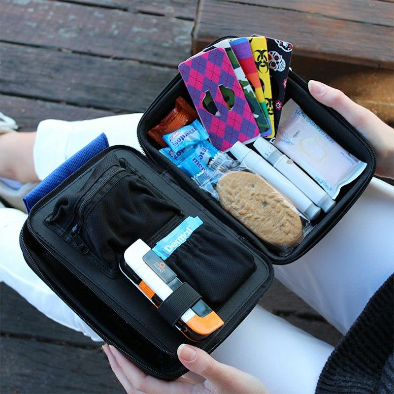Buy Glucology Travel Case Plus with Extra Storage for Blood Glucose