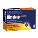 Dimetapp Cold & Flu 48 Tablets