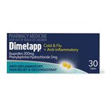 Dimetapp Cold & Flu + Anti-inflammatory 30 Tablets