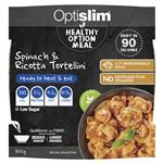 Optislim Healthy Option Meal Spinach & Ricotta Tortellini 300g NEW