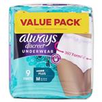 Always Discreet Pants 6 Drop Medium 18 Value Pack