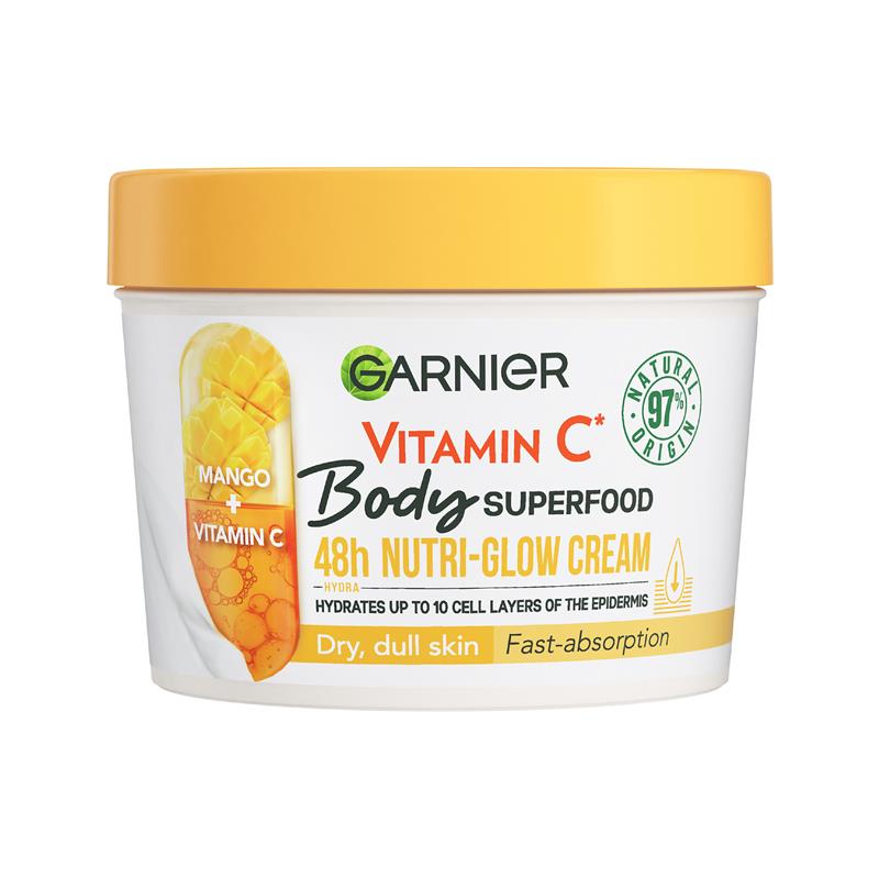 Buy Garnier Body Superfood Mango And Vitamin C Nutri Glow Cream 380ml