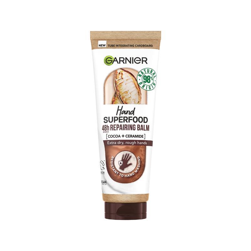 Garnier Hand Superfood Cocoa & Ceramide Repairing Balm 75ml product image