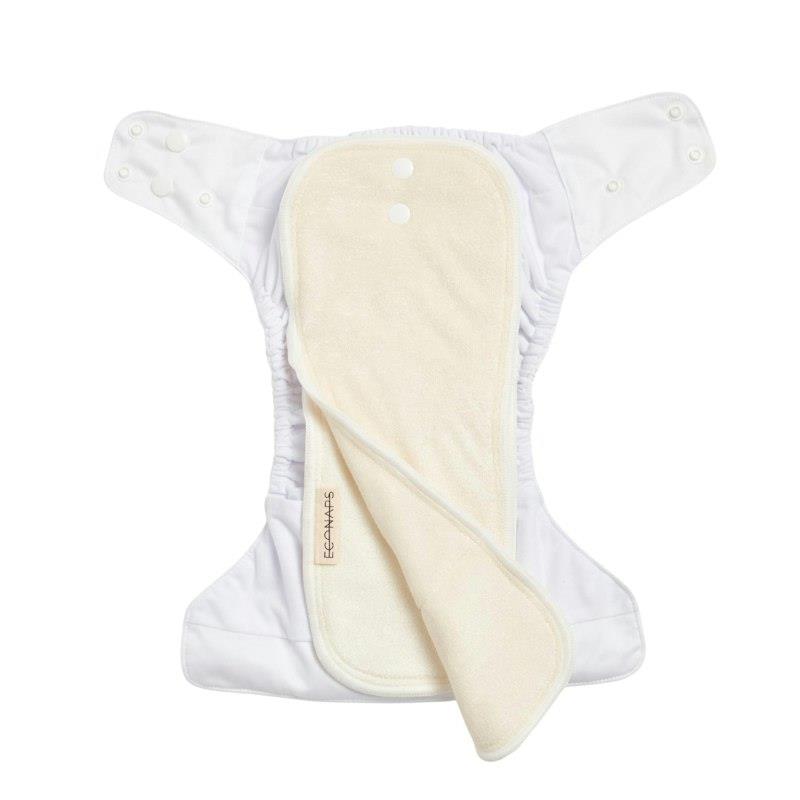 Buy EcoNaps Reusable Cloth Nappy Snow White One Size Online at Chemist Warehouse®