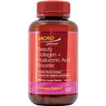 Microgenics Bioactive Beauty Collagen + Hyaluronic Acid Booster 90 Tablets