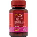 Microgenics Vitamin B6 100mg 60 Tablets
