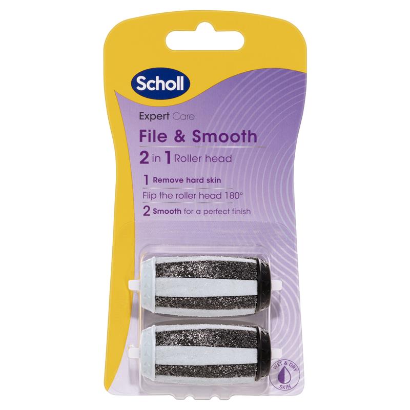 Scholl 2in1 Electronic Foot File, Health
