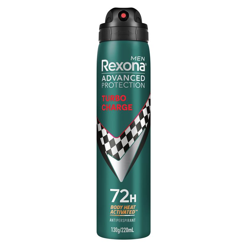 Buy Rexona for Men Antiperspirant Advanced Protection Turbo Charge ...