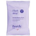 Barely Flush Away Flushable Intimate Wipes 30 Pack
