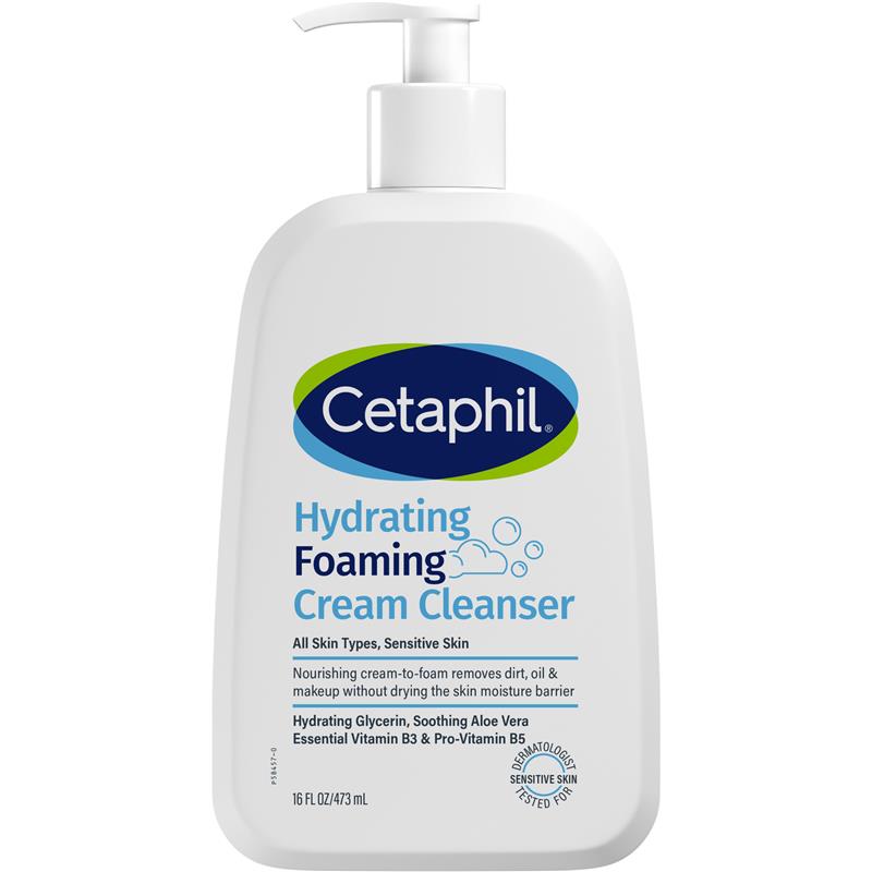 Cetaphil Hydrating Foaming Cream Cleanser 473ml product image