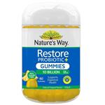 Nature's Way Restore Probiotic+  60 Gummies
