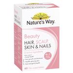 Nature's Way Beauty Hair Scalp Skin & Nails 60 Tablets
