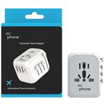 MiPhone Universal Travel Adapter With USB